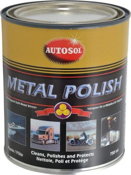 Autosol - 1 kilogram Paste Metal Cleaner - Can - USA Tool & Supply