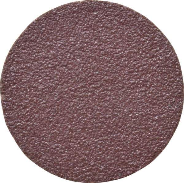 Standard Abrasives - 2" Disc Diam, 60 Grit, Aluminum Oxide Quick Change Disc - Type S Attaching System, Coated, Brown, Medium Grade, 20,000 RPM - USA Tool & Supply
