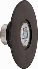 Standard Abrasives - 3" Diam Quick-Change Disc Backing Pad - 1/4" Shank Diam, Medium Density, 20,000 RPM, SocAtt Compatible - USA Tool & Supply