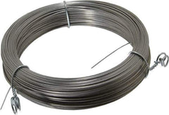 Made in USA - 14 Gage, 0.033 Inch Diameter x 344 Ft. Long, 302/304 Music Wire Coil - ASTM A580, 1 Lb. Shipping Weight - USA Tool & Supply