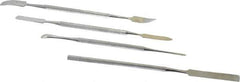 Value Collection - 4 Piece Spatula Set - Stainless Steel - USA Tool & Supply