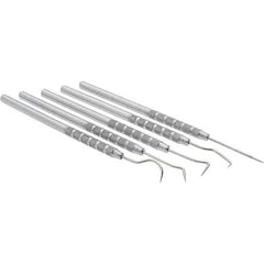 Value Collection - 5 Piece Precision Probe Set - Stainless Steel - USA Tool & Supply