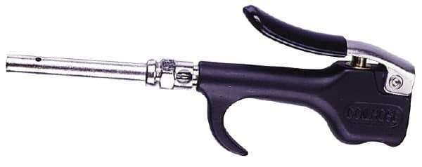 Coilhose Pneumatics - Safety Extension Tube Thumb Lever Blow Gun - 1/4 NPT, 36" Tube Length, Zinc - USA Tool & Supply