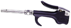 Coilhose Pneumatics - Safety Extension Tube Thumb Lever Blow Gun - 1/4 NPT, 24" Tube Length, Zinc - USA Tool & Supply