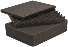 Pelican Products, Inc. - Tool Box Foam Replacement Foam Set - 7-53/64" Wide x 4-1/8" High, Black, For Fits Case No. 97-103-6 - USA Tool & Supply
