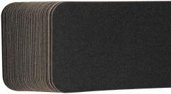 NMC - Black Solid Color Anti-Slip Vinyl Cleat - 6" Wide x 2' Long x 0.02" Thick, General Traffic - USA Tool & Supply