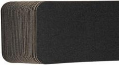 NMC - Black Solid Color Anti-Slip Vinyl Cleat - 6" Wide x 2' Long x 0.02" Thick, General Traffic - USA Tool & Supply