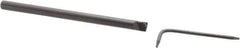 Seco - 0.265" Min Bore Diam, 3" OAL, 1/4" Shank Diam, SCLD Indexable Boring Bar - CD.. 1.2 Insert, Screw Holding Method - USA Tool & Supply