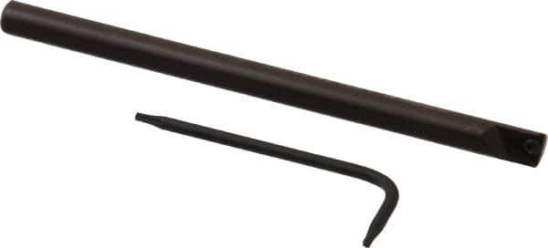 Seco - 0.29" Min Bore Diam, 4" OAL, 1/4" Shank Diam, STLD Indexable Boring Bar - TD.. 1.2 Insert, Screw Holding Method - USA Tool & Supply