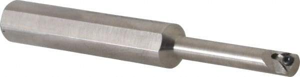 Seco - 0.3" Min Bore Diam, 4" OAL, 1/2" Shank Diam, STLD Indexable Boring Bar - 1-1/2" Max Bore Depth, TD.. 1.2 Insert, Screw Holding Method - USA Tool & Supply