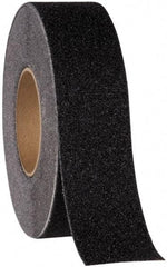 NMC - Black Solid Color Anti-Slip Vinyl Tape - 1" Wide x 60' Long x 0.05" Thick, Heavy/High Traffic - USA Tool & Supply