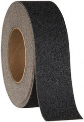 NMC - Black Solid Color Anti-Slip Vinyl Tape - 4" Wide x 60' Long x 0.02" Thick, General Traffic - USA Tool & Supply