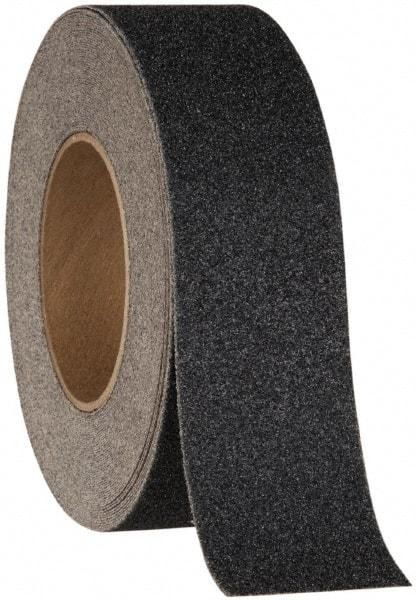 NMC - Black Solid Color Anti-Slip Vinyl Tape - 12" Wide x 60' Long x 0.05" Thick, General Traffic - USA Tool & Supply