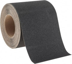 NMC - Black Solid Color Anti-Slip Vinyl Tape - 6" Wide x 60' Long x 0.02" Thick, General Traffic - USA Tool & Supply