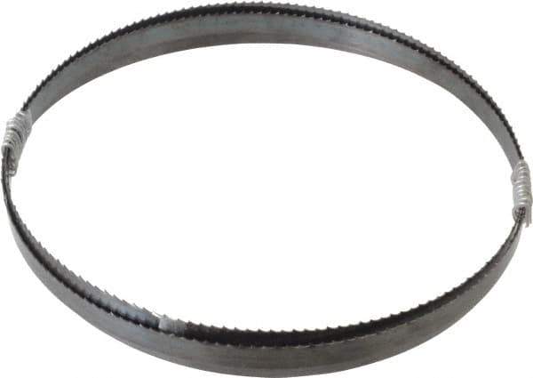 Disston - 6 TPI, 6' 9" Long x 1/2" Wide x 0.025" Thick, Welded Band Saw Blade - Carbon Steel, Toothed Edge, Raker Tooth Set, Flexible Back, Contour Cutting - USA Tool & Supply