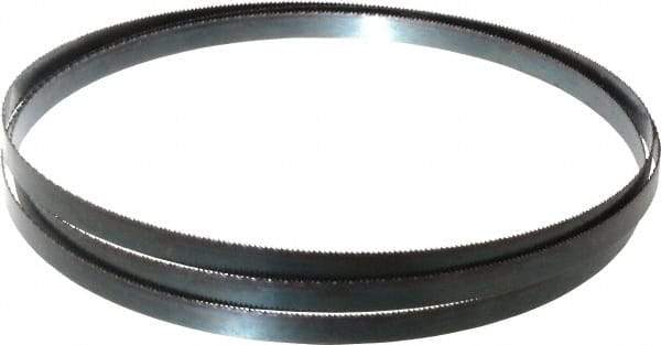 Disston - 14 TPI, 7' 5" Long x 1/2" Wide x 0.025" Thick, Welded Band Saw Blade - Carbon Steel, Toothed Edge, Raker Tooth Set, Flexible Back, Contour Cutting - USA Tool & Supply