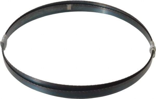Disston - 14 TPI, 7' 9" Long x 1/2" Wide x 0.025" Thick, Welded Band Saw Blade - Carbon Steel, Toothed Edge, Raker Tooth Set, Flexible Back, Contour Cutting - USA Tool & Supply