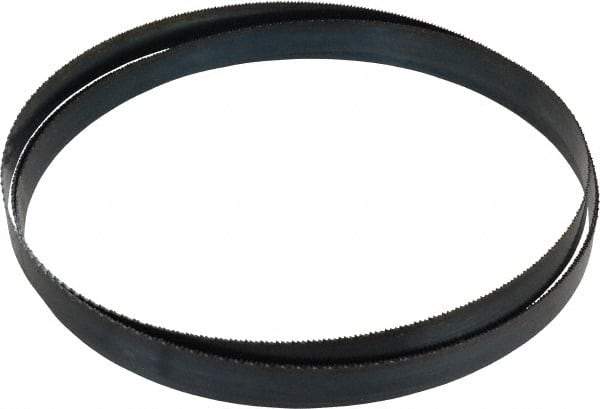 Disston - 14 TPI, 7' 9" Long x 3/4" Wide x 0.032" Thick, Welded Band Saw Blade - Carbon Steel, Toothed Edge, Raker Tooth Set, Flexible Back, Contour Cutting - USA Tool & Supply