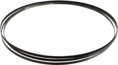 Disston - 14 TPI, 7' 9" Long x 1/4" Wide x 0.025" Thick, Welded Band Saw Blade - Carbon Steel, Toothed Edge, Raker Tooth Set, Flexible Back, Contour Cutting - USA Tool & Supply