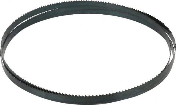 Disston - 6 TPI, 7' 9-1/2" Long x 1/2" Wide x 0.025" Thick, Welded Band Saw Blade - Carbon Steel, Toothed Edge, Raker Tooth Set, Flexible Back, Contour Cutting - USA Tool & Supply