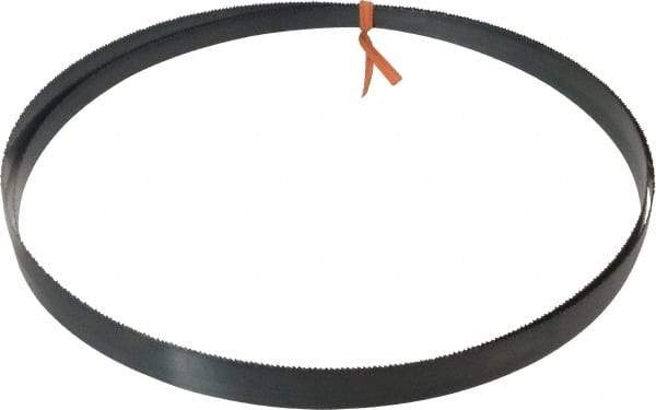 Disston - 14 TPI, 8' Long x 1/2" Wide x 0.025" Thick, Welded Band Saw Blade - Carbon Steel, Toothed Edge, Raker Tooth Set, Flexible Back, Contour Cutting - USA Tool & Supply
