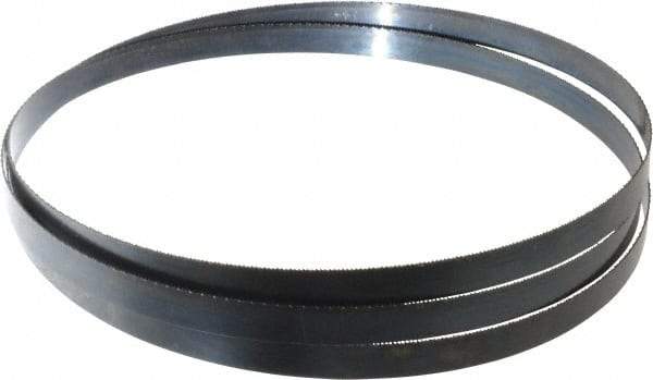 Disston - 14 TPI, 9' 7-1/2" Long x 3/4" Wide x 0.032" Thick, Welded Band Saw Blade - Carbon Steel, Toothed Edge, Raker Tooth Set, Flexible Back, Contour Cutting - USA Tool & Supply