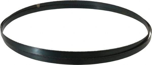 Disston - 14 TPI, 10' Long x 1/2" Wide x 0.025" Thick, Welded Band Saw Blade - Carbon Steel, Toothed Edge, Raker Tooth Set, Flexible Back, Contour Cutting - USA Tool & Supply