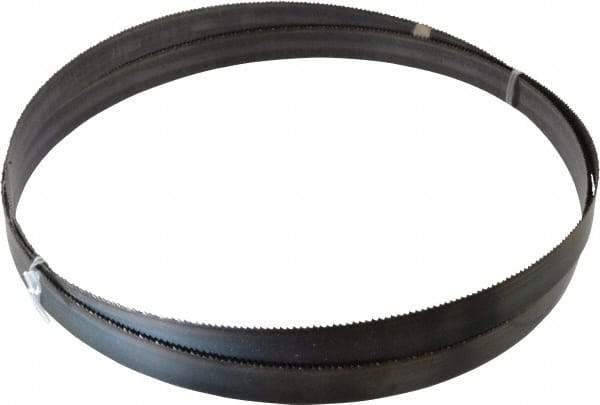Disston - 8 TPI, 11' Long x 1" Wide x 0.035" Thick, Welded Band Saw Blade - Carbon Steel, Toothed Edge, Raker Tooth Set, Flexible Back, Contour Cutting - USA Tool & Supply