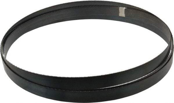Disston - 10 TPI, 11' 6" Long x 1" Wide x 0.035" Thick, Welded Band Saw Blade - Carbon Steel, Toothed Edge, Raker Tooth Set, Flexible Back, Contour Cutting - USA Tool & Supply