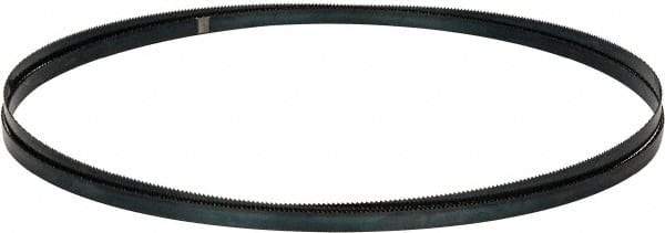 Disston - 10 TPI, 12' 6" Long x 1/2" Wide x 0.025" Thick, Welded Band Saw Blade - Carbon Steel, Toothed Edge, Raker Tooth Set, Flexible Back, Contour Cutting - USA Tool & Supply