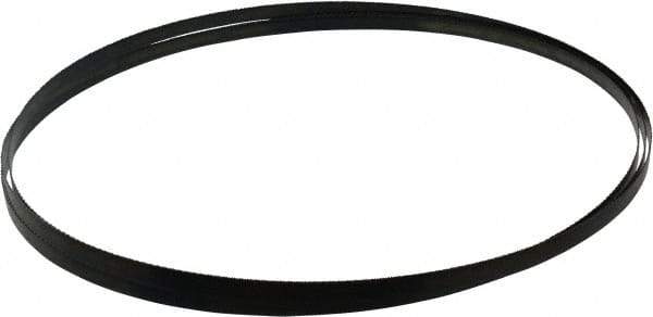Disston - 18 TPI, 12' 6" Long x 1/2" Wide x 0.025" Thick, Welded Band Saw Blade - Carbon Steel, Toothed Edge, Raker Tooth Set, Flexible Back, Contour Cutting - USA Tool & Supply