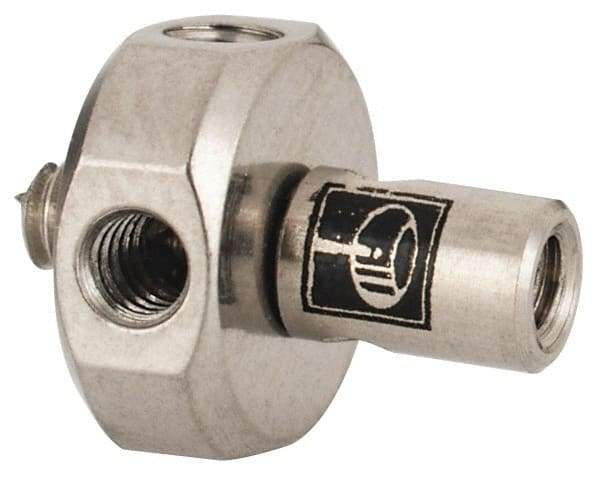 Renishaw - M2, 7.5mm Effective Length, CMM 5-Way Stylus Center - Use with M2 Threaded Styli, Includes 5-Way Star - USA Tool & Supply