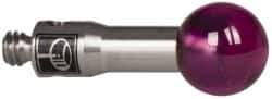 Renishaw - 0.1969 Inch Ball Diameter, Stainless Steel Stem, M2 Thread, Ruby Point Ball Tip CMM Stylus - 0.3937 Inch Working Length, 0.0984 Inch Stem Diameter, 0.3937 Inch Overall Length - USA Tool & Supply