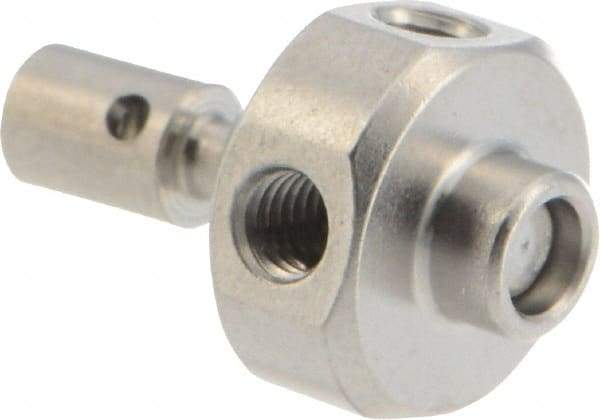 Renishaw - M3, 13mm Effective Length, CMM 5-Way Stylus Center - Use with M3 Threaded Styli - USA Tool & Supply