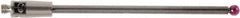 Renishaw - 0.0787 Inch Ball Diameter, Carbide Stem, M2 Thread, Ruby Point Ball Tip CMM Stylus - 1.2795 Inch Working Length, 0.0591 Inch Stem Diameter, 1.5748 Inch Overall Length - USA Tool & Supply
