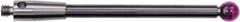 Renishaw - 0.1181 Inch Ball Diameter, Carbide Stem, M2 Thread, Ruby Point Ball Tip CMM Stylus - 1-1/16 Inch Working Length, 0.0787 Inch Stem Diameter, 1.1811 Inch Overall Length - USA Tool & Supply