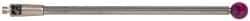 Renishaw - 0.1575 Inch Ball Diameter, Carbide Stem, M2 Thread, Ruby Point Ball Tip CMM Stylus - 1.9685 Inch Working Length, 0.0787 Inch Stem Diameter, 1.9685 Inch Overall Length - USA Tool & Supply