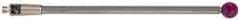 Renishaw - 0.1575 Inch Ball Diameter, Carbide Stem, M2 Thread, Ruby Point Ball Tip CMM Stylus - 1.9685 Inch Working Length, 0.0787 Inch Stem Diameter, 1.9685 Inch Overall Length - USA Tool & Supply