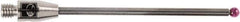 Renishaw - 0.0787 Inch Ball Diameter, Carbide Stem, M3 Thread, Ruby Point Ball Tip CMM Stylus - 1.2795 Inch Working Length, 0.0591 Inch Stem Diameter, 1.5748 Inch Overall Length - USA Tool & Supply