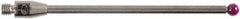 Renishaw - 0.1181 Inch Ball Diameter, Carbide Stem, M3 Thread, Ruby Point Ball Tip CMM Stylus - 1.7205 Inch Working Length, 0.0787 Inch Stem Diameter, 1.9685 Inch Overall Length - USA Tool & Supply