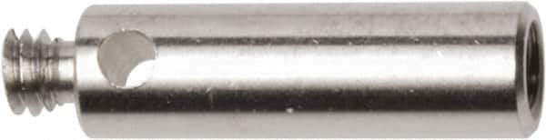 Renishaw - M2 Female and Male Connection, 0.1181 Inch Stem Diameter, Stainless Steel, CMM Stylus Extension - 0.3937 Inch Overall Length, For Use with M2 Threaded Stylus Range - USA Tool & Supply