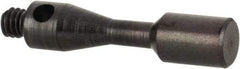 Renishaw - 0.12 Inch Ball Diameter, Silver Steel Stem, M2 Thread, Steel Point Disc Tip CMM Stylus - 0.1496 Inch Working Length, 0.0591 Inch Stem Diameter, 1/2 Inch Overall Length - USA Tool & Supply
