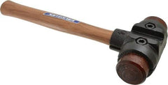 Vaughan Bushnell - 4-1/2 Lb Head 2" Face Rawhide Rawhide Split Head Hammer - Wood Handle - USA Tool & Supply