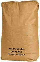 Made in USA - Extra Coarse/Coarse Grade Angular Walnut Shell - 20 to 30 Grit, 4 Max Hardness, 50 Lb Bag - USA Tool & Supply