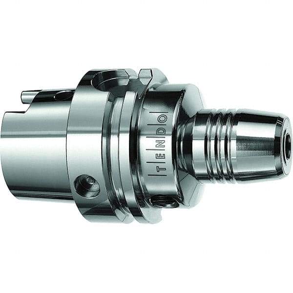 Schunk - HSK63A Taper Shank, 1/2" Hole Diam, Hydraulic Tool Holder/Chuck - 27.7mm Nose Diam, 101.6mm Projection, 46mm Clamp Depth, 25,000 RPM, Through Coolant - Exact Industrial Supply