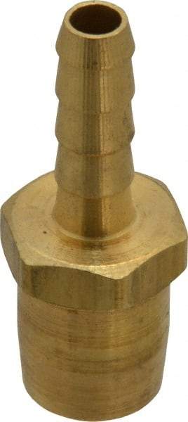 Acme - Open Check Brass Air Chuck - Straight Push On Chuck, 1/4 Barbed - USA Tool & Supply