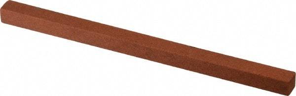 Norton - 4" Long x 1/4" Wide x 1/4" Thick, Aluminum Oxide Sharpening Stone - Square - USA Tool & Supply