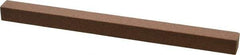 Norton - 4" Long x 1/4" Wide x 1/4" Thick, Aluminum Oxide Sharpening Stone - Square - USA Tool & Supply