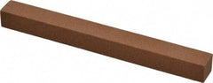 Norton - 4" Long x 3/8" Wide x 3/8" Thick, Aluminum Oxide Sharpening Stone - Square - USA Tool & Supply