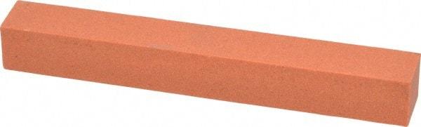 Norton - 4" Long x 1/2" Wide x 1/2" Thick, Aluminum Oxide Sharpening Stone - Square - USA Tool & Supply